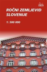 SLOVENIJA-ROČNI ZEMLJEVID 1:500 000, NEPLASTIFICIRANO