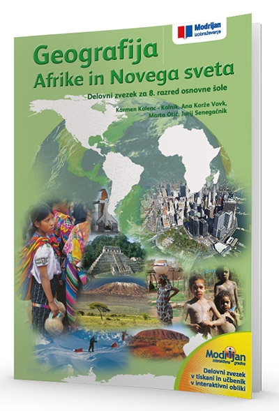 GEOGRAFIJA AFRIKE IN NOVEGA SVETA, DELOVNI ZVEZEK + KODA