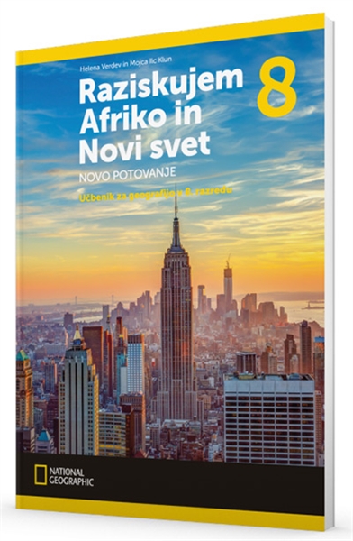 RAZISKUJEM AFRIKO IN NOVI SVET 8, NOVO POTOVANJE, UČBENIK