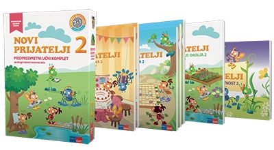 LILI IN BINE: NOVI PRIJATELJI 2, MEDPREDMETNI UČNI KOMPLET + KODA