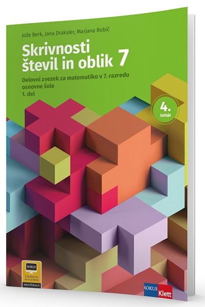 SKRIVNOSTI ŠTEVIL IN OBLIK 7, DELOVNI ZVEZEK - IZDAJA 2019