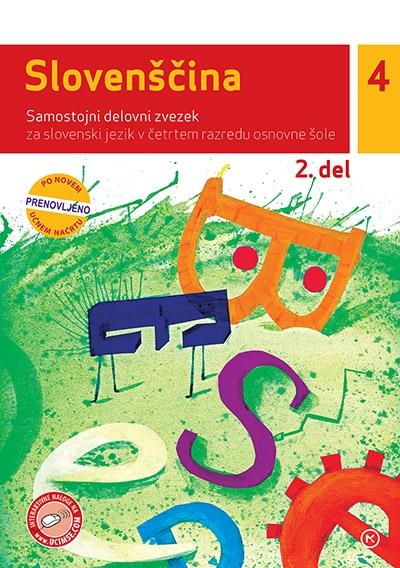 SLOVENŠČINA 4, SAMOSTOJNI DELOVNI ZVEZEK, 2. DEL