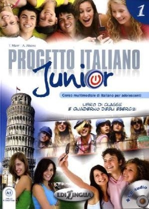 PROGETTO ITALIANO JUNIOR 1, UČBENIK S CD-jem + DVD