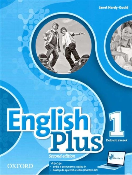 ENGLISH PLUS 1, DELOVNI ZVEZEK + PRACTICE KIT (SL), 2. IZDAJA