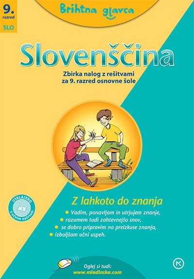 Brihtna glavca, Slovenščina 9