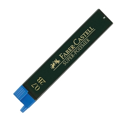 Mine za tehnični svinčnik Faber-Castell, 2B, 0.7 mm, 12 kosov