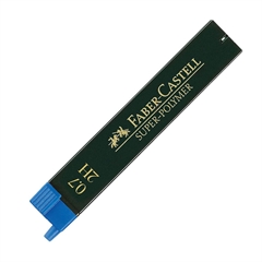 Mine za tehnični svinčnik Faber-Castell, 2H, 0.7 mm, 12 kosov
