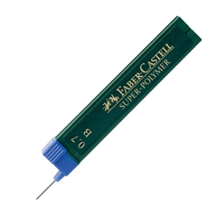 Mine za tehnični svinčnik Faber-Castell, B, 0.7 mm, 12 kosov