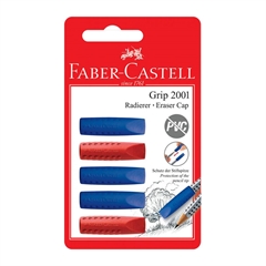 Radirka Faber-Castell Grip pokrovček, 5 kosov