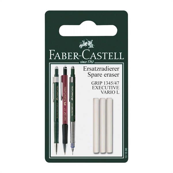 Rezervna radirka Faber-Castell Grip 1345/47, 3 kosi