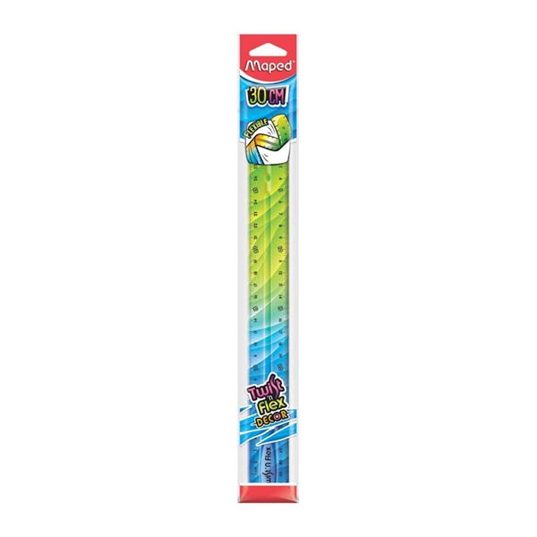 Ravnilo Maped Twist'n flex Decor, 30 cm
