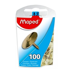 Risalni žebljički Maped, zlata, 100 kosov