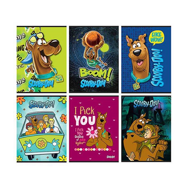 Zvezek A4 Scooby Doo, mali karo, 54 listov, sortirano, 1 kos