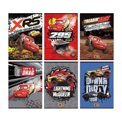 Zvezek A4 Disney Cars, mali karo, 54 listov, sortirano, 1 kos