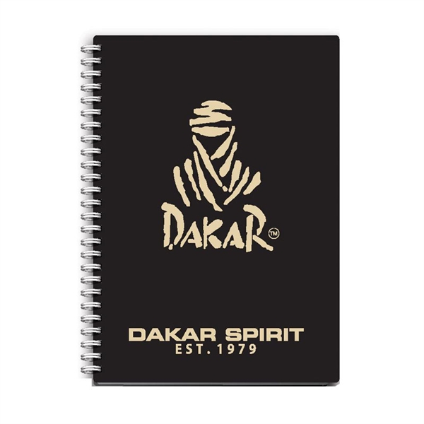 Beležnica Dakar s špiralo, A6, 80 listov, črte