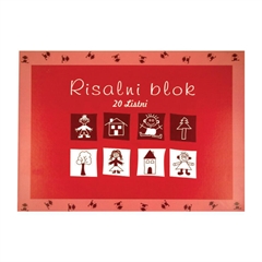 Risalni blok s trdo platnico A3, 20 listov, 140 g