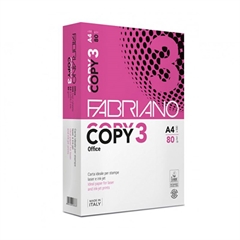 Fotokopirni papir Fabriano A4 Copy 3, 500 listov, 80 gramov