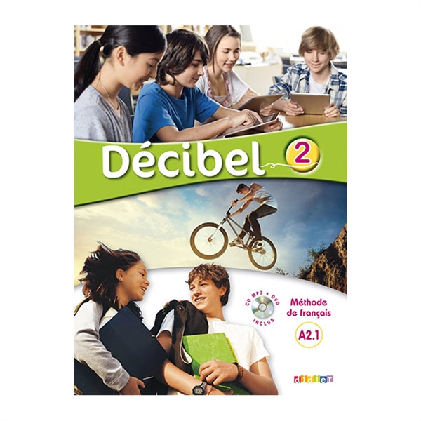 DECIBEL 2 A2.1, UČBENIK + CD MP3 + DVD