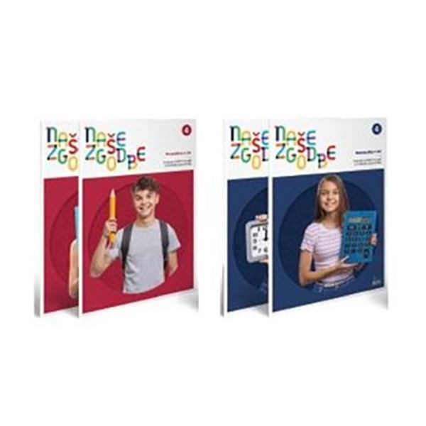 NAŠE ZGODBE - JULIJA 4, PREDMETNI MINI UČNI KOMPLET