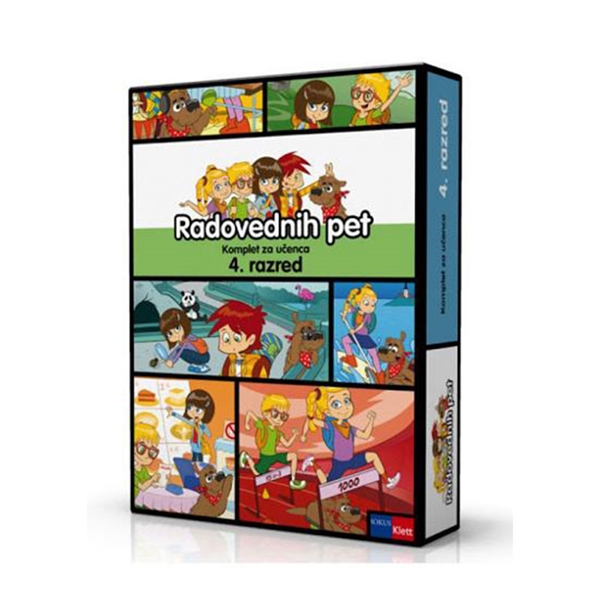 RADOVEDNIH PET 4, KOMPLET PETIH SAMOSTOJNIH DELOVNIH ZV. + KODA