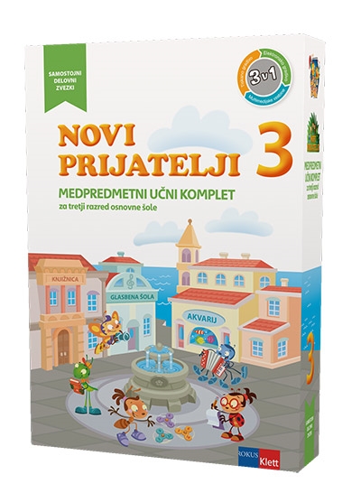 LILI IN BINE: NOVI PRIJATELJI 3, MEDPREDMETNI UČNI KPL. + KODA