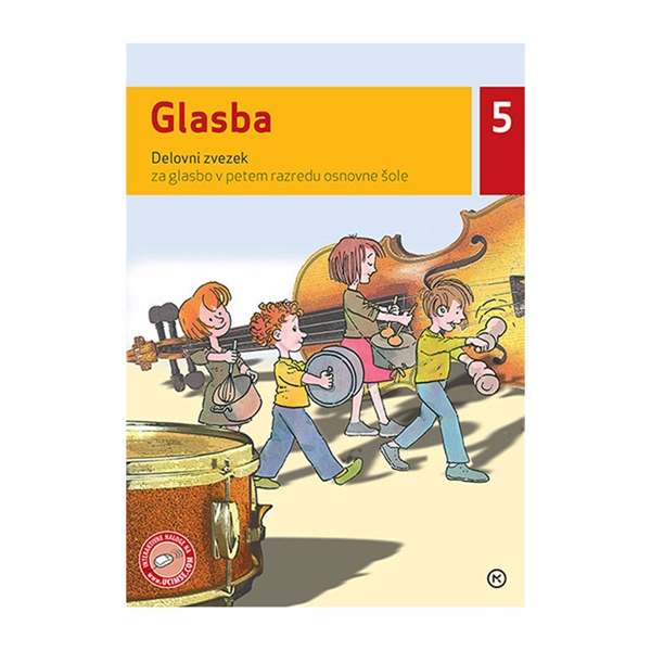 GLASBA 5, DELOVNI ZVEZEK S CD-jem (do razprodaje)