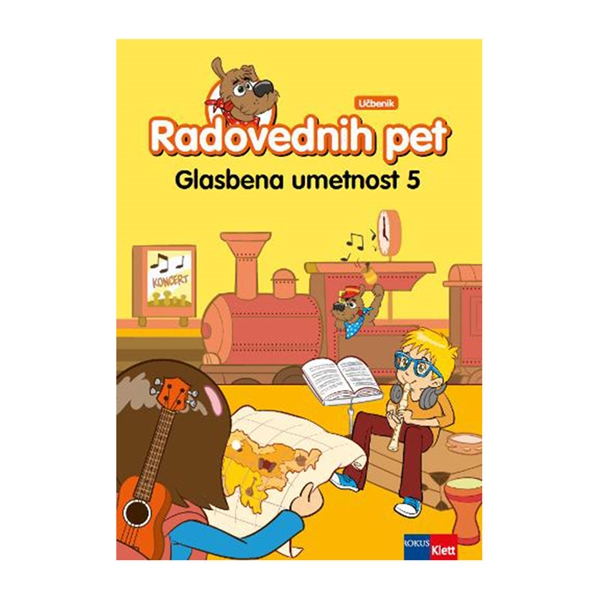 RADOVEDNIH PET 5, UČBENIK ZA GLASBO