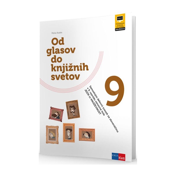 OD GLASOV DO KNJIŽNIH SVETOV 9, SAMOSTOJNI DELOVNI ZVEZEK