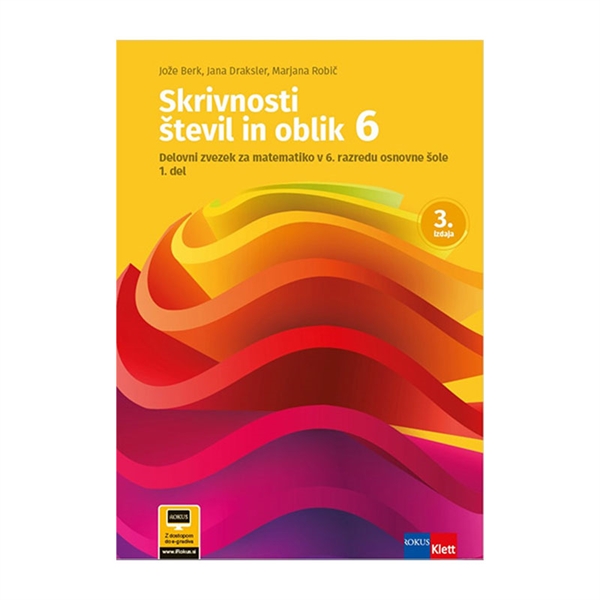 SKRIVNOSTI ŠTEVIL IN OBLIK 6, DELOVNI ZVEZEK - PRENOVA 2022
