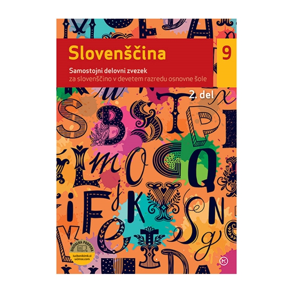 SLOVENŠČINA 9, SAMOSTOJNI DELOVNI ZVEZEK, 2. DEL - IZDAJA 2021
