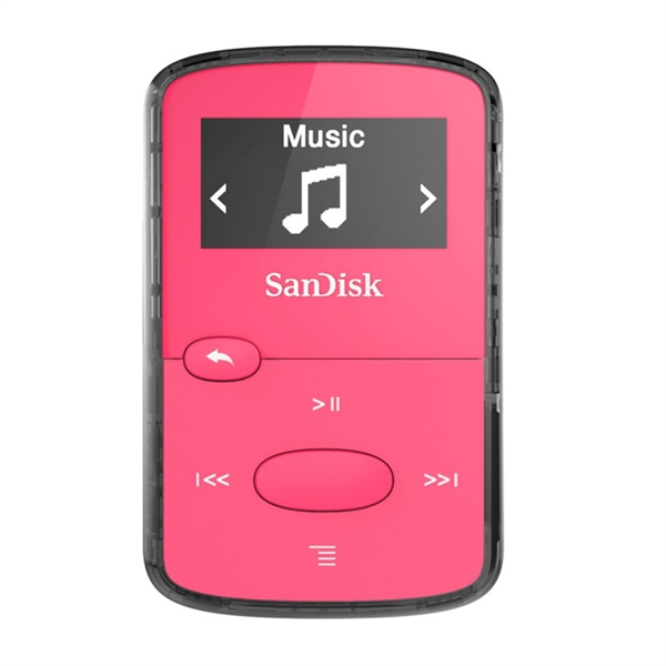 MP3 predvajalnik SanDisk Clip Jam, 8 GB, roza