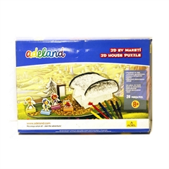 Sestavljanka Adeland Hiša, 3D