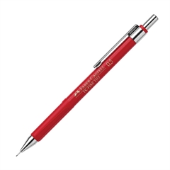 Tehnični svinčnik Faber-Castell TK Fine, 0,5 mm, rdeč