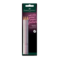 Grafitni svinčnik Faber-Castell Sparkle Poletje B, 3 kosi