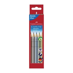 Barvice Faber-Castell Grip Jumbo metal, 5 kosov