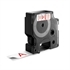 Trak Dymo D1 45805, 19 mm / 7 m (rdeče/bel), original