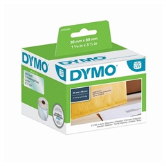 Nalepke Dymo 99013, 89 x 36 mm, original, prozorne