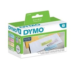 Nalepke Dymo 99011, 89 x 28 mm, original, sortirano