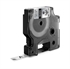 Trak Dymo Rhino Polyester 18485, 9 mm / 5.5 m (črn/metal - poliester), original