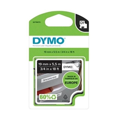 Trak Dymo D1 16960, 19 mm / 5.5 m (črno/bel), original