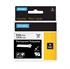 Trak Dymo Rhino Polyester 1805442, 6 mm / 5.5 m (črno/bel), original