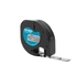 Trak Dymo LTAG 91208, 12 mm / 4 m (črno/metalni), original