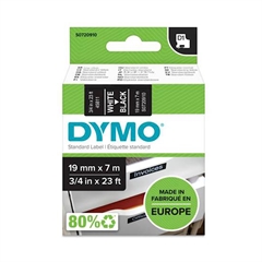 Trak Dymo D1 45811, 19 mm / 7 m (belo/črn), original