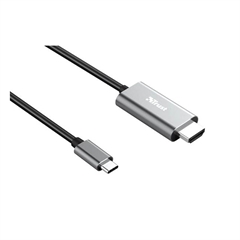 Polnilni kabel Trust, USB-C v HDMI Calyx, 1.8 m, črn