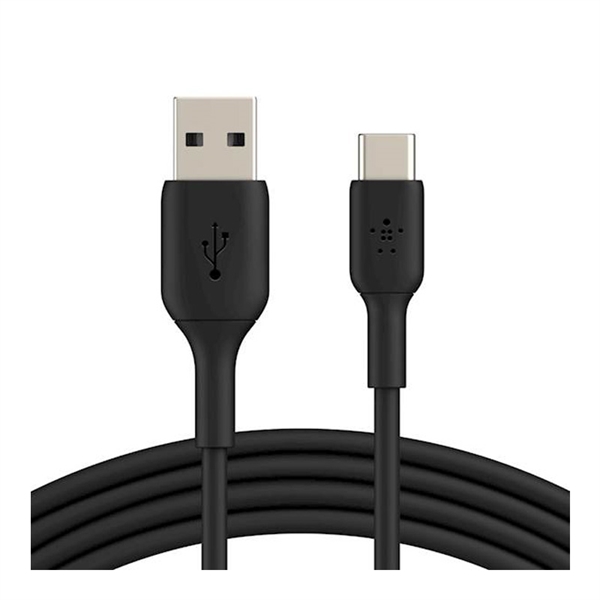 Polnilni kabel Belkin, USB-A na USB-C, 1 m, črn