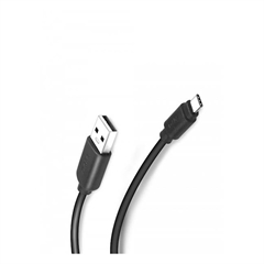 Polnilni kabel SBS, USB-A na USB-C, 1,5 m, črn