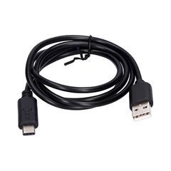 Polnilni kabel SBS v vrečki, USB-A na USB-C, 1 m, črn
