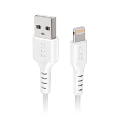 Polnilni kabel SBS, USB-A na Apple Lightning, 1 m, bel