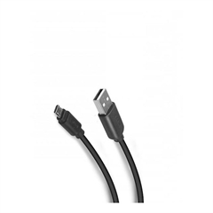 Polnilni kabel SBS, USB-A na micro-USB, 1 m, črn