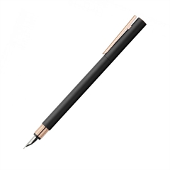 Nalivno pero Faber-Castell Neo Slim M, črno / zlato roza